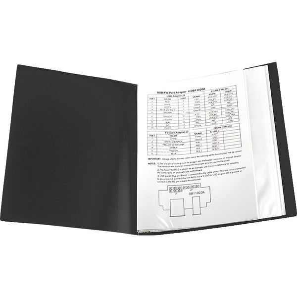 Sichtbuch Axent 1030-01-A, A4, 30 Hüllen, schwarz