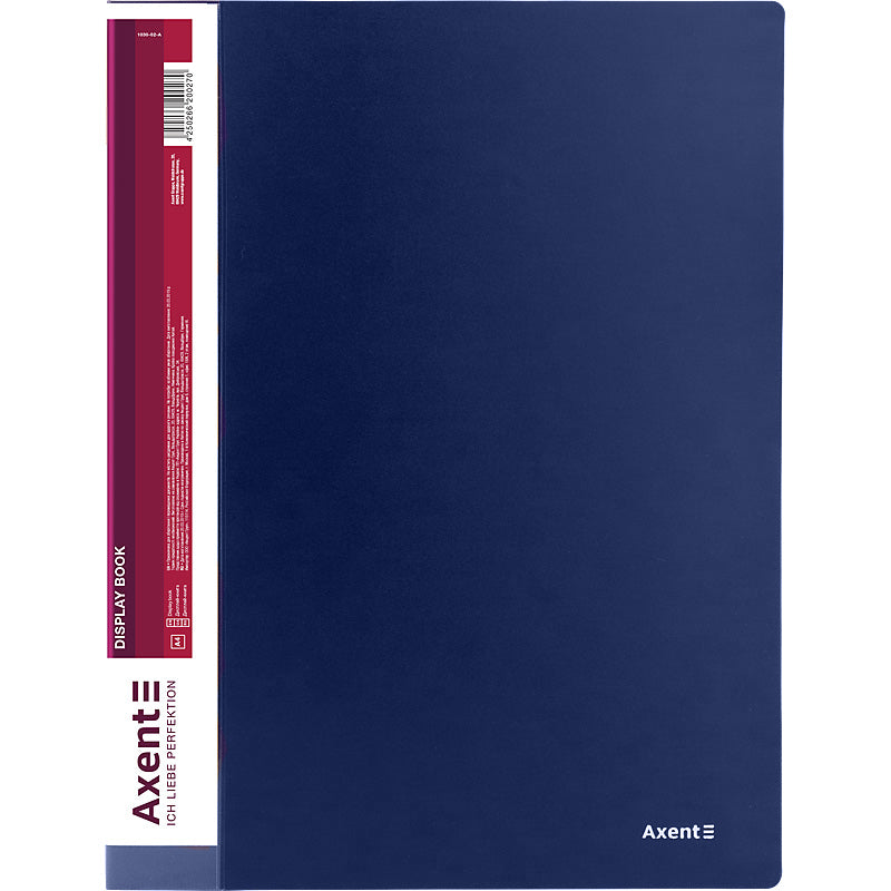 Sichtbuch Axent 1030-02-A, A4, 30 Hüllen, blau