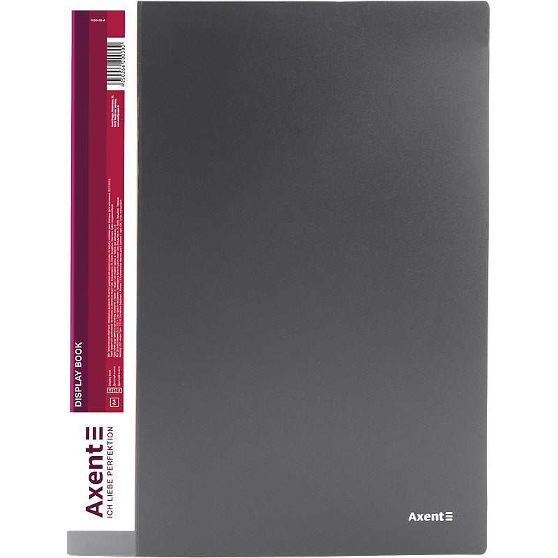 Sichtbuch Axent 1030-03-A, A4, 30 Hüllen, grau