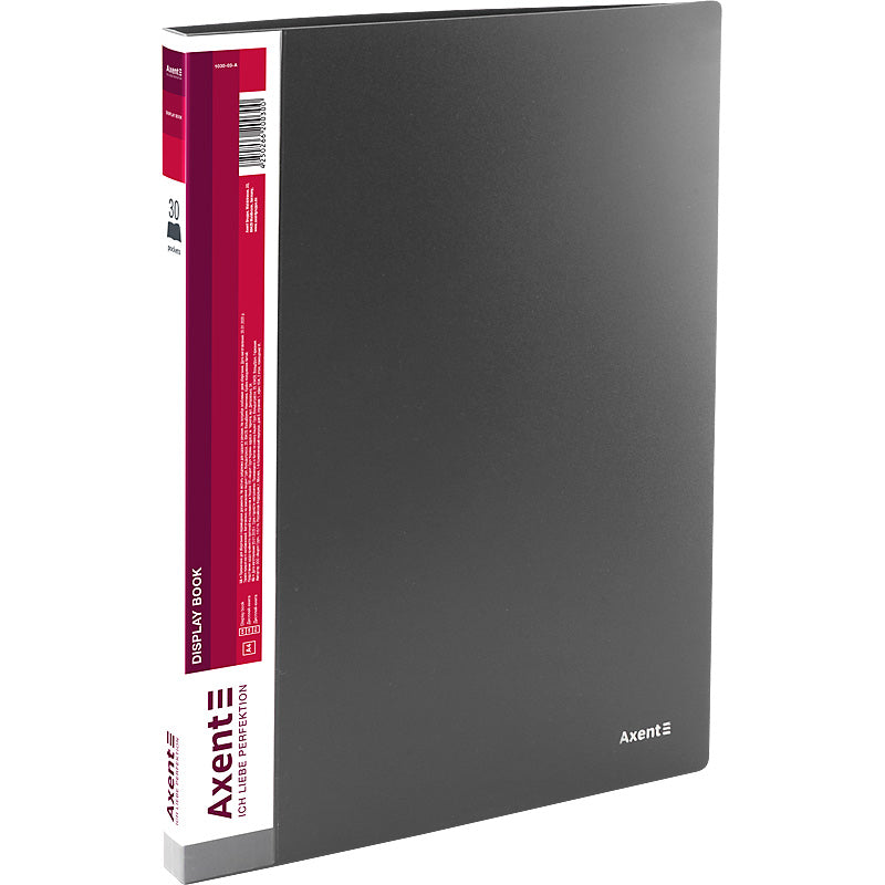 Sichtbuch Axent 1030-03-A, A4, 30 Hüllen, grau