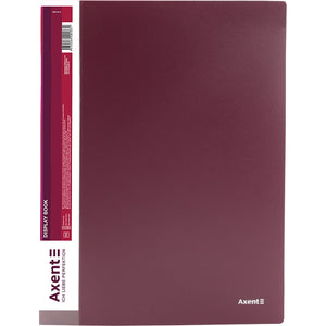 Sichtbuch Axent 1030-04-A, A4, 30 Hüllen, bordeauxrot