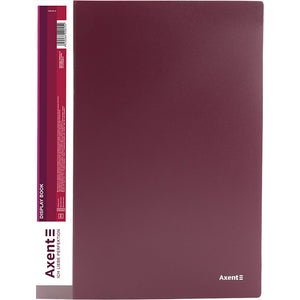 Sichtbuch Axent 1040-04-A, A4, 40 Hüllen, bordeaux
