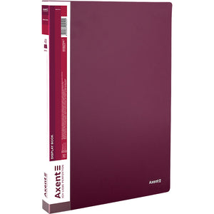 Sichtbuch Axent 1040-04-A, A4, 40 Hüllen, bordeaux