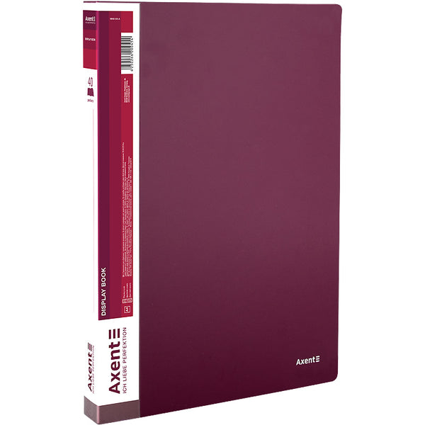 Sichtbuch Axent 1040-04-A, A4, 40 Hüllen, bordeaux