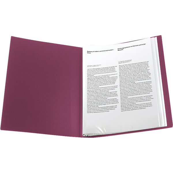 Sichtbuch Axent 1040-04-A, A4, 40 Hüllen, bordeaux