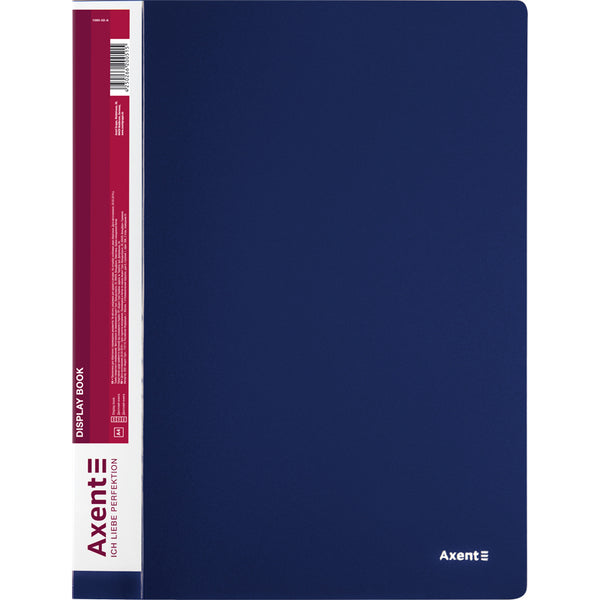 Sichtbuch Axent 1060-02-A, A4, 60 Hüllen, blau