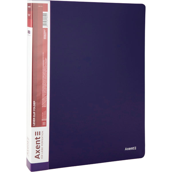 Folder with a hold down clip Axent 1301-02-A, А4, blue
