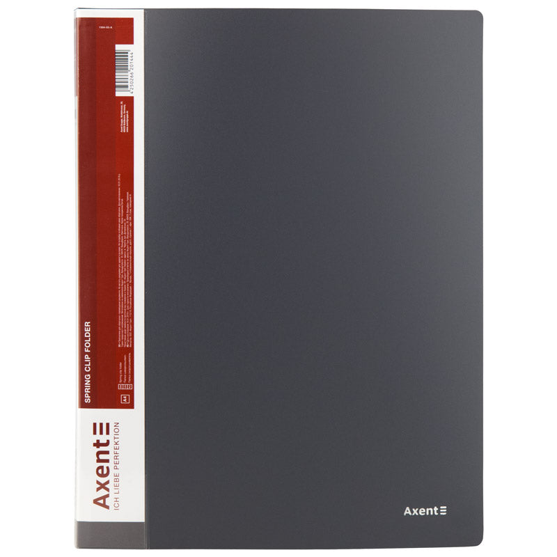 Schnellhefter mit Klemmschiene Axent 1304-03-A, A4, grau