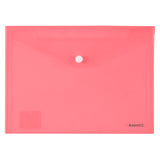 Folder with button Axent 1402-24-A, А4, red