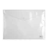 Folder with button Axent 1402-27-A, А4, transperent