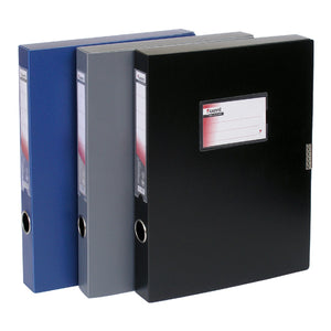 Ordner-Box mit Klettverschluss Axent 1760-01-A, A4, 60 mm, Schwarz