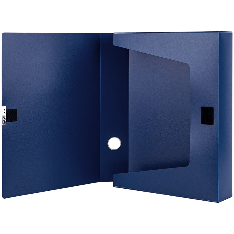 Ordner-Box mit Klettverschluss Axent 1760-02-A, A4, 60 mm, Blau