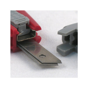 Cuttermesser Axent 6701-A mit Metallführung, Gummieinsätze, 9 mm