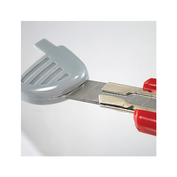 Cuttermesser Axent 6701-A mit Metallführung, Gummieinsätze, 9 mm