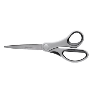 Büroscheren Axent Duoton 6302-01-A, 20 cm, mit gummierten Komfort-Griffen,grau-schwarz