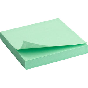 Haftnotizblock Axent 2314-02-A, 75x75 mm, 100 Blätter, grün