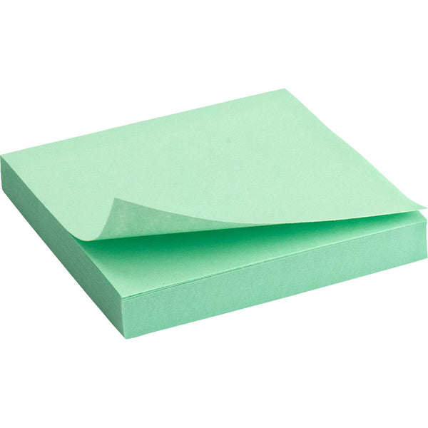 Haftnotizblock Axent 2314-02-A, 75x75 mm, 100 Blätter, grün