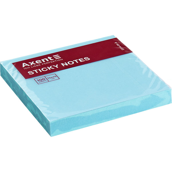Haftnotizblock Axent 2314-04-A, 75x75 mm, 100 Blätter, blau