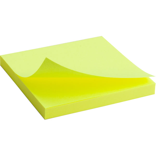 Haftnotizblock Axent 2414-11-A, 75x75 mm, 80 Blätter, Neon-Gelb