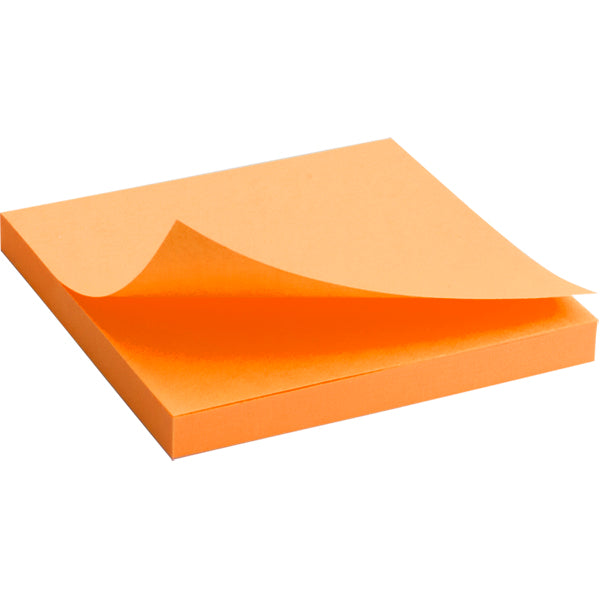 Haftnotizblock Axent 2414-15-A, 75x75 mm, 80 Blätter, Neon-Orange