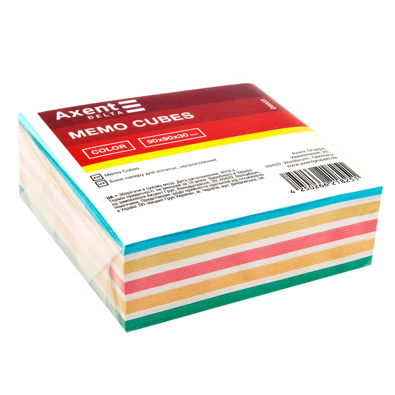Notizzettel Delta "Color" D8023, 90x90x30 mm
