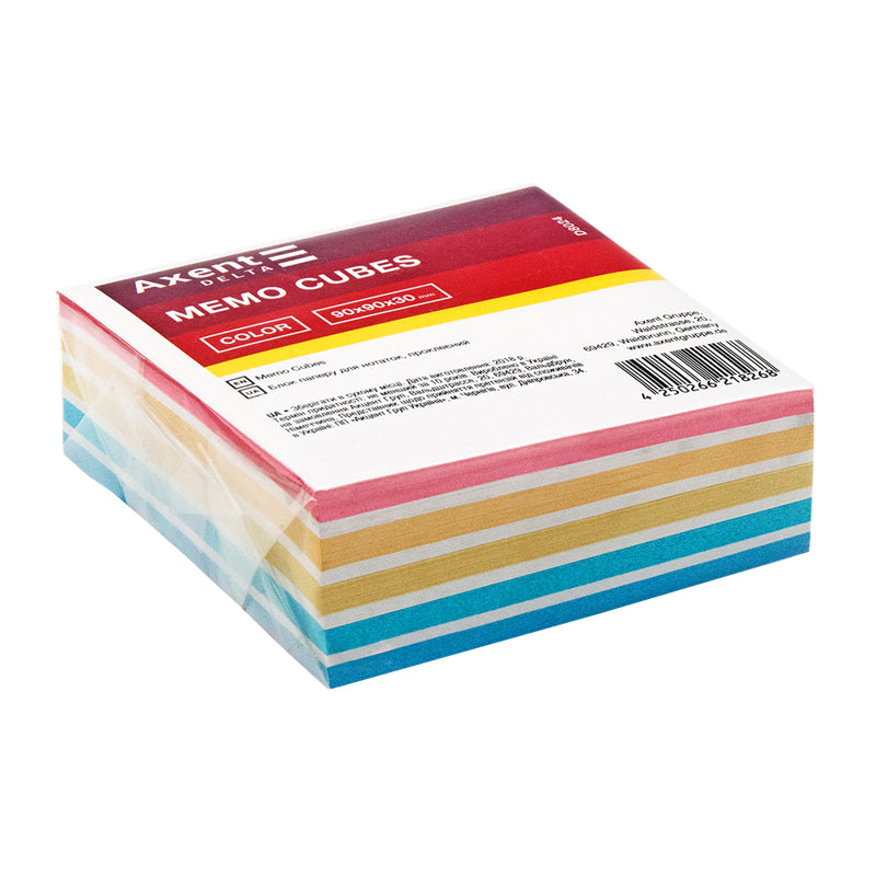 Notizzettel Delta "Color" D8024, 90x90x30 mm