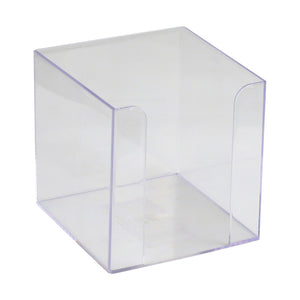Notizzettelwürfel  Delta D4005-27, 90x90x90 mm, transparent