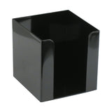 Notizzettelwürfel Delta D4005-01, 90x90x90 mm, schwarz