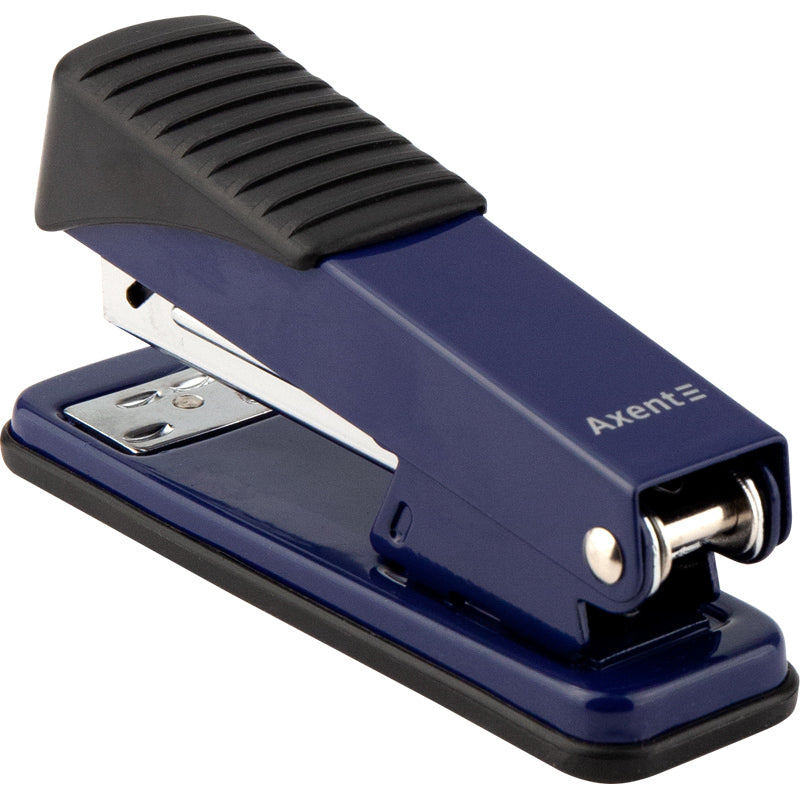 Heftgerät Nr. 24/6 Axent Exakt-2 4925-02-A, Metall, 25 Blatt, blau