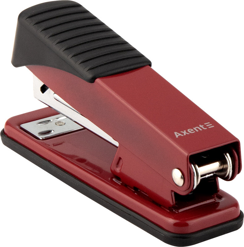 Heftgerät Nr. 24/6 Axent Exakt-2 4925-06-A, Metall, 25 Blatt, rot