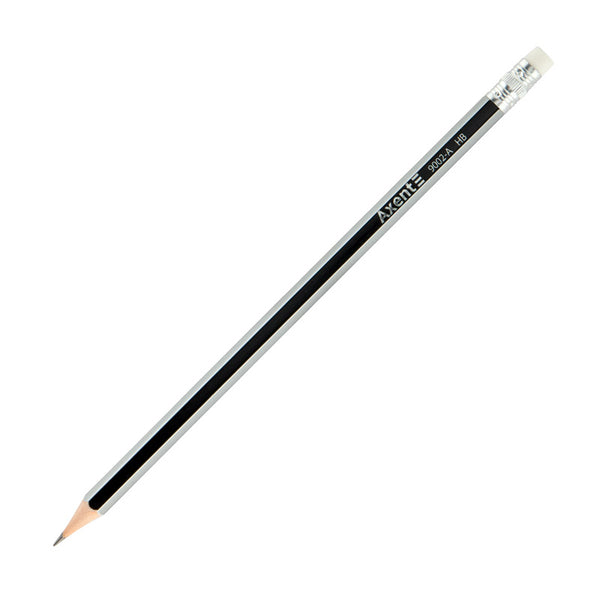 Bleistift mit Radiergummi Axent 9002-A, HB