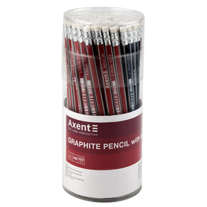 Bleistift mit Radiergummi Axent 9003-A, HB