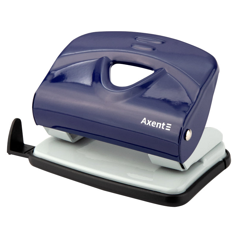 Locher Axent Exact-2 3920-02-A, Metall, 20 Blätter, blau