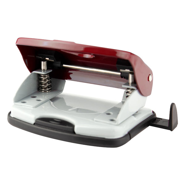 Locher Axent Exact-2 3920-06-A, Metall, 20 Blätter, rot