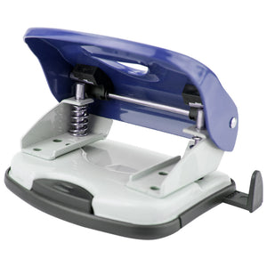 Locher Axent Exact-2 3930-02-A, Metall, 30 Blätter, blau