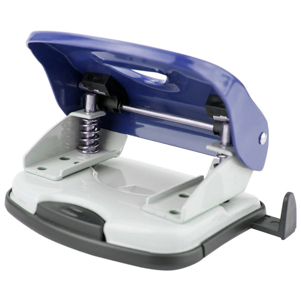 Locher Axent Exact-2 3930-02-A, Metall, 30 Blätter, blau