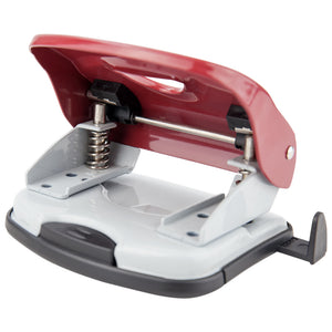 Locher Axent Exact-2 3930-06-A, Metall, 30 Blätter, rot
