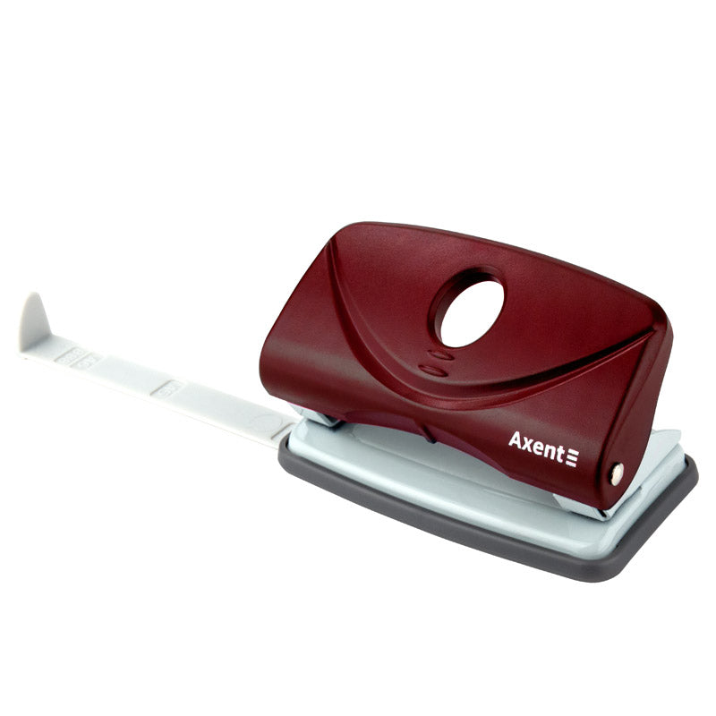 Locher Axent Welle-2 3810-06-A, Kunststoff, 10 Blätter, rot