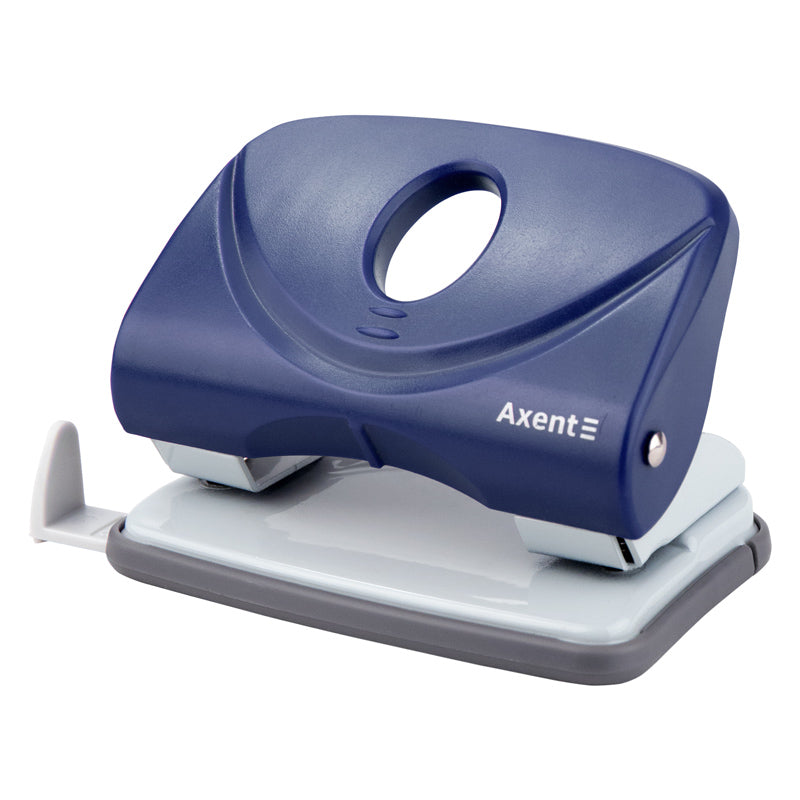 Locher Axent Welle-2 3820-02-A, Kunststoff, 20 Blätter, blau