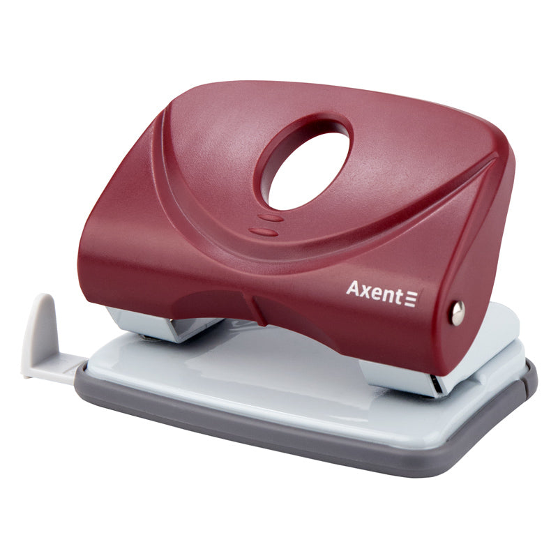 Locher Axent Welle-2 3820-06-A, Kunststoff, 20 Blätter, rot