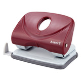 Locher Axent Welle-2 3820-06-A, Kunststoff, 20 Blätter, rot