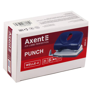 Locher Axent Welle-2 3820-06-A, Kunststoff, 20 Blätter, rot