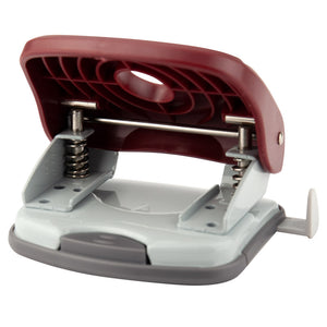 Locher Axent Welle-2 3830-06-A, Kunststoff, 30 Blätter, rot