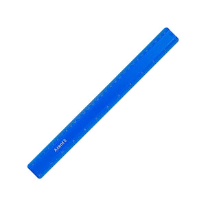 Kunststoff-Lineal Axent 7530-02-A, 30 cm, blau