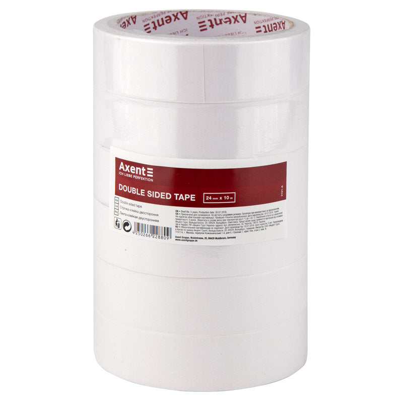Doppelseitiges Klebeband Axent 3101-A, 24 mm x 10 m