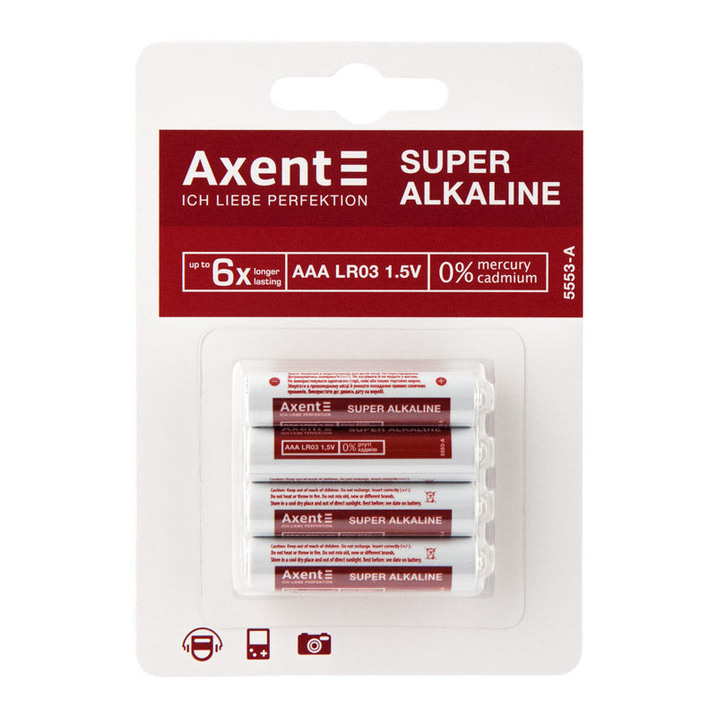 Batterien Axent 5553-A AAA LR03