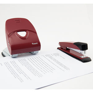 Locher Axent Exact-2 3940-06-A, Metall, 40 Blätter, rot
