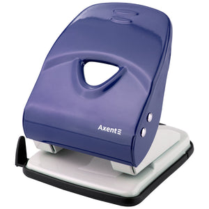 Locher Axent Exact-2 3940-02-A, Metall, 40 Blätter, blau