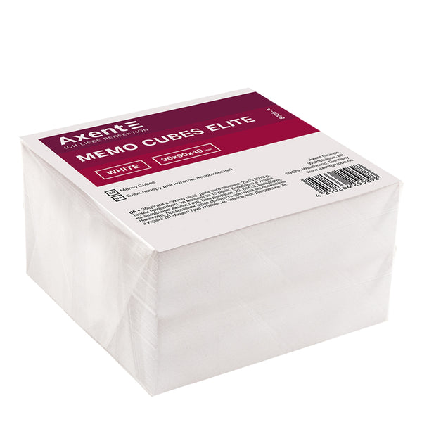 Note paper Elite "White" 90Х90Х40mm, unglued