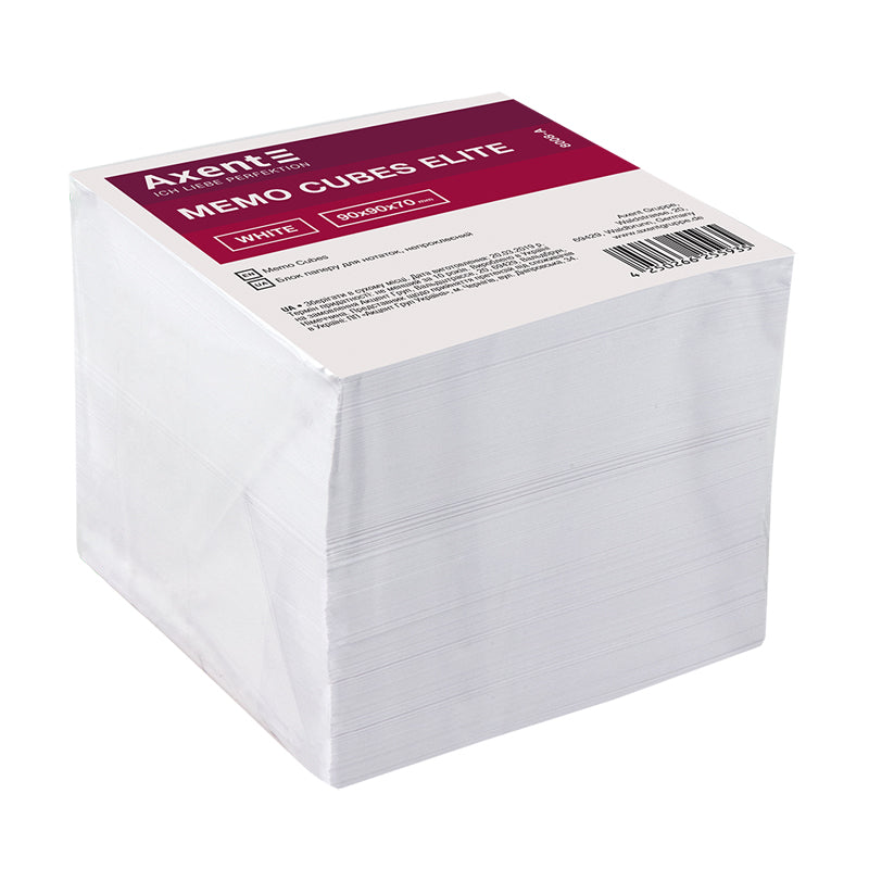 Note paper Elite "White" 90Х90Х70mm, unglued